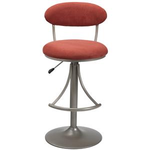 Hillsdale Metal Stools Adjustable Height Venus Swivel Stool